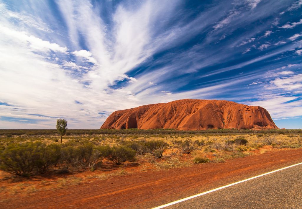 Uluru monolith Australia tourist destinations