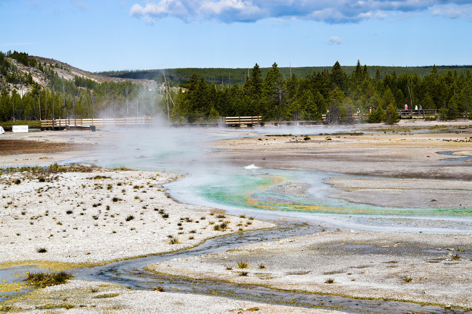 Hot Spring in Norris Geyser Basin, Yellowstone National Park